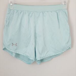 Under Armour Heatgear Loose Lined Light Blue Shorts Size Small